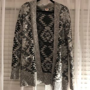 MERONA TRIBAL PRINT CARDIGAN